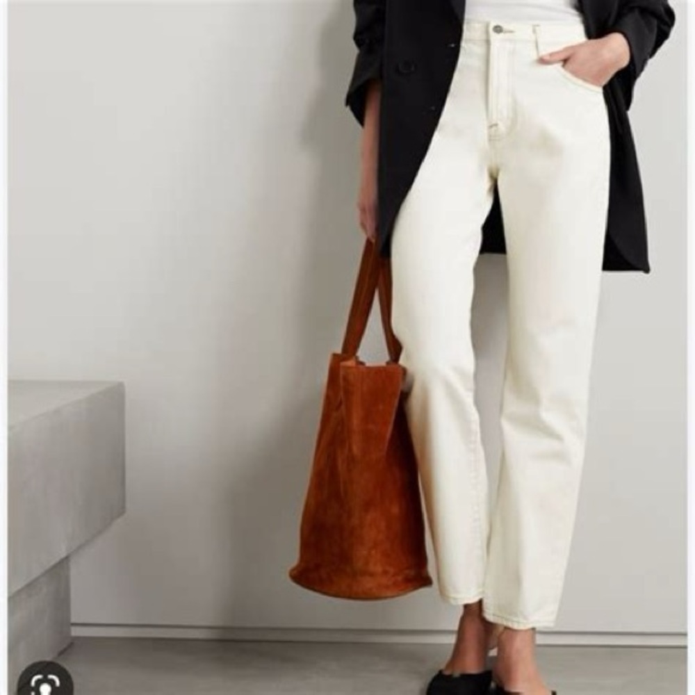 Frame Le Slouch Jean in Ecru